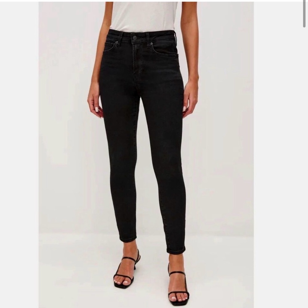 Rails Jeans Size 25 The Larchmont High Rise Skinny Black